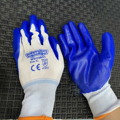 Găng tay Nitrile XL Wadfow - Găng tay bảo hộ chất lượng cao cho công nhân môi trường dầu mỏ và các ngành công nghiệp khác