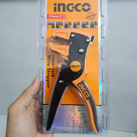 Kìm Tuốt Dây Điện Mỏ Quạ 6mm INGCO HWSP15608 - Dụng Cụ Chất Lượng Cao, Bền Bỉ, Hàng Chính Hãng Trung Quốc