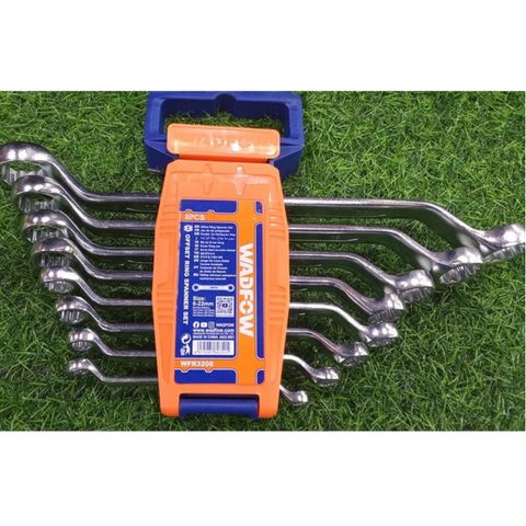 Bộ Cờ Lê Đầu Vòng Wadfow 8 Chiếc 6-22mm - Dụng Cụ Sửa Chữa Chuyên Nghiệp, Chất Lượng Cao, Mạ Bóng