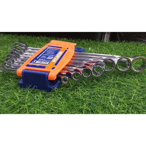 Bộ Cờ Lê Đầu Vòng Wadfow 8 Chiếc 6-22mm - Dụng Cụ Sửa Chữa Chuyên Nghiệp, Chất Lượng Cao, Mạ Bóng