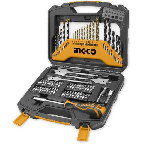 Bộ Dụng Cụ Cầm Tay 67 Món INGCO HKTAC010671 - Khoan, Siết Vít, Kèm Mũi Khoan Đầy Đủ cho Thợ Sửa Chữa và DIY