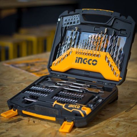 Bộ Dụng Cụ Cầm Tay 67 Món INGCO HKTAC010671 - Khoan, Siết Vít, Kèm Mũi Khoan Đầy Đủ cho Thợ Sửa Chữa và DIY