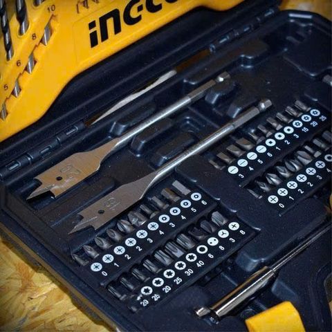 Bộ Dụng Cụ Cầm Tay 67 Món INGCO HKTAC010671 - Khoan, Siết Vít, Kèm Mũi Khoan Đầy Đủ cho Thợ Sửa Chữa và DIY