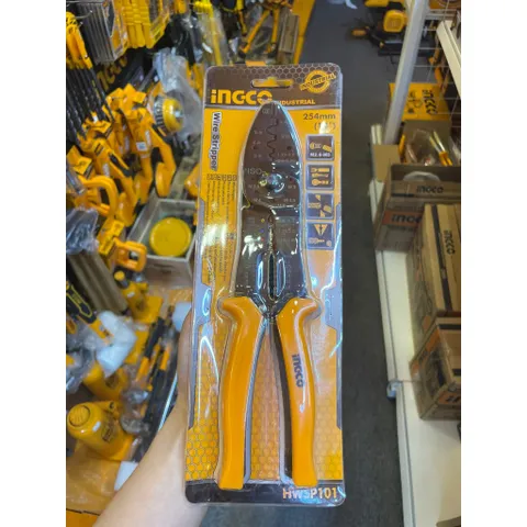 Kìm Tuốt Dây Điện Đa Năng INGCO HWSP101 - 10 Inch, Chức Năng Cắt và Tuốt Dây, Dụng Cụ Thợ Điện Chuyên Nghiệp