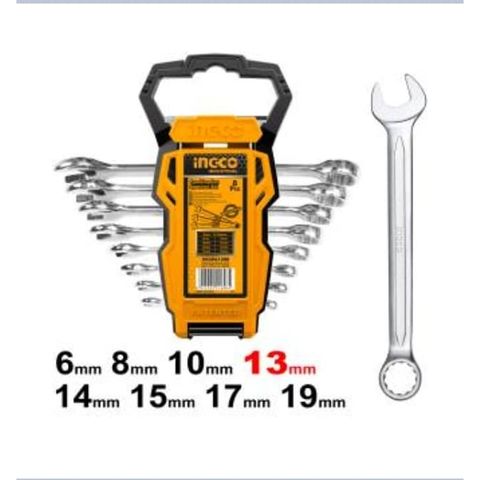 Bộ 8 Cờ Lê Vòng Miệng 6-19mm Ingco - Dụng Cụ Sửa Chữa Chuyên Nghiệp, Công Cụ Tiện Ích Đa Năng