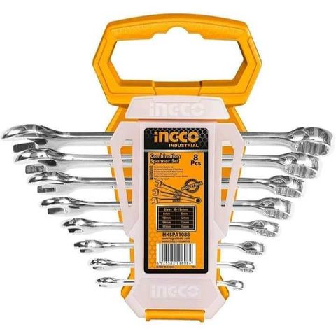 Bộ 8 Cờ Lê Vòng Miệng 6-19mm Ingco - Dụng Cụ Sửa Chữa Chuyên Nghiệp, Công Cụ Tiện Ích Đa Năng