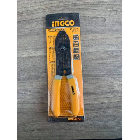 Kìm Tuốt Dây Điện Đa Năng INGCO HWSP851 8.5