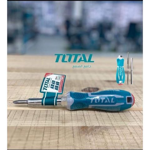 Bộ Tuốc Nơ Vít 6 Đầu Total THT2506076 - Dụng Cụ Tiện Ích Đa Năng Không Thể Thiếu Trong Hộp Dụng Cụ Nhà Bạn