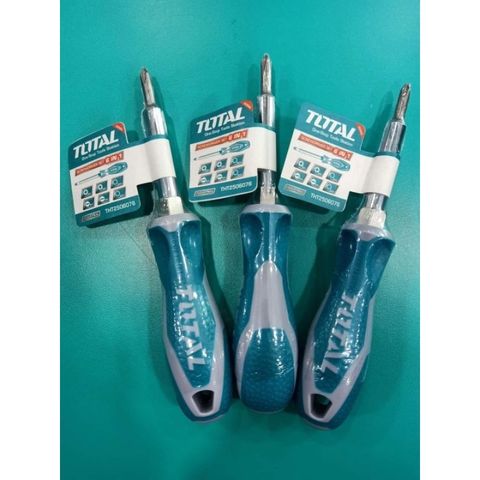Bộ Tuốc Nơ Vít 6 Đầu Total THT2506076 - Dụng Cụ Tiện Ích Đa Năng Không Thể Thiếu Trong Hộp Dụng Cụ Nhà Bạn