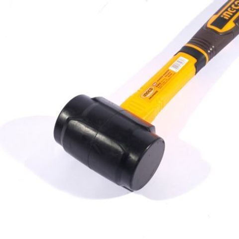 Búa Tạ 450g Ingco HRUH8816 - Đầu Cao Su Không Tia Lửa, Tay Cầm Sợi Thủy Tinh - Dụng Cụ Tiện Ích Xây Dựng Chuyên Nghiệp