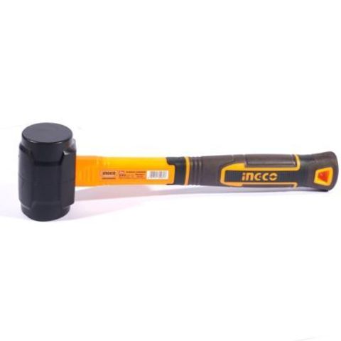 Búa Tạ Cao Su 220g Ingco HRUH8808 - Dụng Cụ Cầm Tay Không Tia Lửa, Tay Cầm Sợi Thủy Tinh, Bảo Vệ Bề Mặt Phôi
