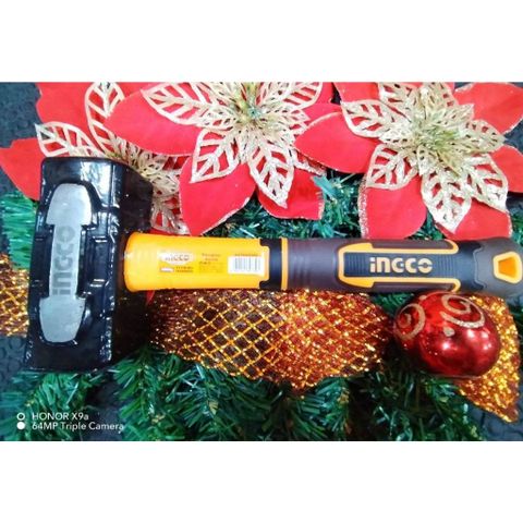 Búa Tạ Ingco 2000g - Dụng Cụ Làm Việc Chất Lượng Cao, Đầu Búa Thép Cacbon 45#, Tay Cầm Sợi Thủy Tinh Tiện Dụng