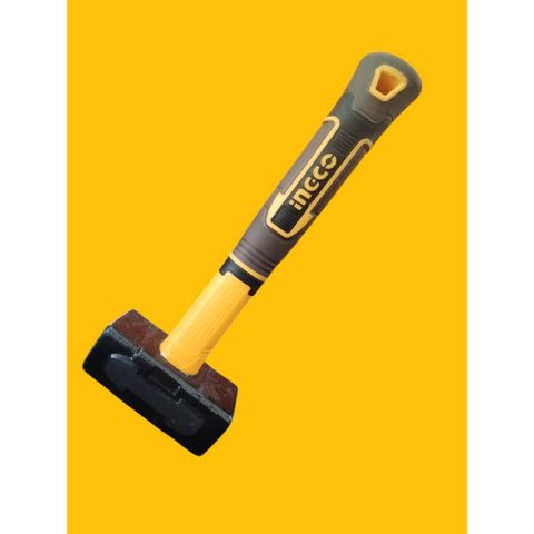 Búa Tạ Ingco 2000g - Dụng Cụ Làm Việc Chất Lượng Cao, Đầu Búa Thép Cacbon 45#, Tay Cầm Sợi Thủy Tinh Tiện Dụng