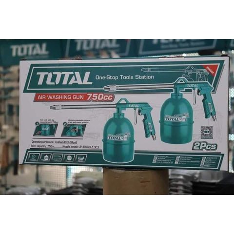 Súng Châm Nhớt Total TAT20751 - Dụng Cụ Tiện Ích Đường Ống 0.75L, Áp Lực 3-4 Bar, Sử Dụng Tiết Kiệm 180L/phút
