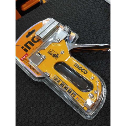 Kìm Bấm Ghim Đa Năng 3 Trong 1 Ingco HSG1405 - Tặng Kèm 600 Ghim, Tiện Ích Đối Với Công Việc Thủ Công Và Sửa Chữa