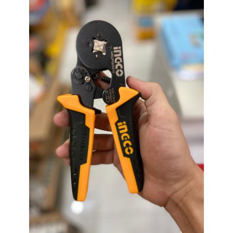 Kìm Bấm Cos Dây Điện Ingco HRCPG05210 - Phạm Vi Bấm 0.25-10mm, Tay Cầm Thiết Kế Độc Đáo, Lực Bấm Điều Chỉnh