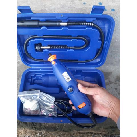 Máy Mài Khuôn Mẫu Mini 130W Wadfow - Dụng Cụ Tiện Ích Đa Năng, Tốc Độ Điều Chỉnh 8000-35000 RPM, Bao Gồm 52 Phụ Kiện