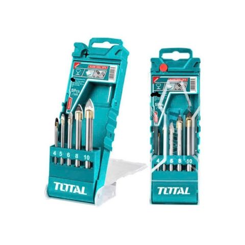 Bộ mũi khoan kiếng 4-10mm 5 chi tiết Total TACSD7256 - Dụng cụ khoan đa năng cho kính và vật liệu cứng