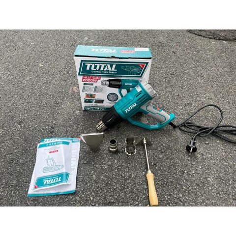 Máy thổi hơi nóng Total TB20045 2000W - Thiết bị điều chỉnh nhiệt độ, lưu lượng gió mạnh, dụng cụ tiện ích cho mọi gia đình