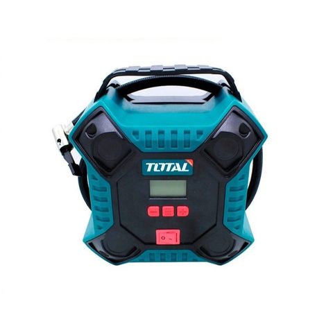 Bơm Hơi Lốp Xe Ô Tô Total TTAC1601 - Dụng Cụ Kiểm Tra Áp Suất 160PSI Kèm Đèn LED và Phụ Kiện Hữu Ích