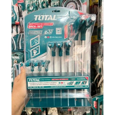Bộ 8 Chìa Lục Giác Đầu Bằng Chữ T 2-10mm Total THHW80816 - Dụng Cụ Tiện Ích Chất Lượng Cao, Bền Chắc