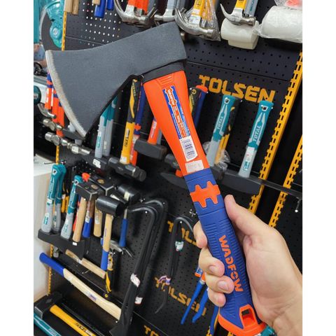 Búa Rìu 1000g Wadfow WHM6310 - Đầu Thép Carbon Chắc Chắn, Tay Cầm Nhựa Sợi Thủy Tinh, Dụng Cụ Tiện Ích Độc Đáo