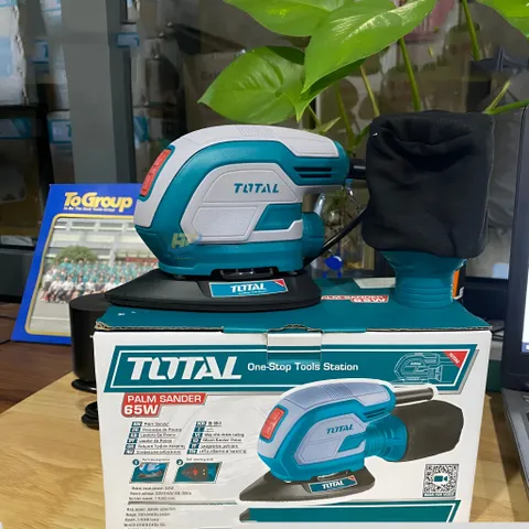 Máy chà nhám cọ 65W Total TMS6505 - Dụng cụ chà nhám đa năng kèm phụ kiện hoàn chỉnh cho nhà thầu và DIY