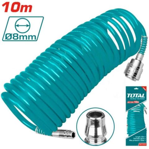 Cuộn Dây Hơi Xoắn Dẫn Khí Nén 10m 5x8mm Total THT11101-3 - Dụng Cụ Tiện Ích Chất Lượng Cao, Xuất Xứ Trung Quốc