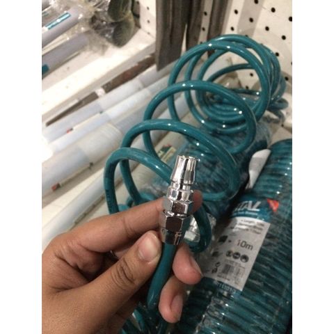 Cuộn Dây Hơi Xoắn Dẫn Khí Nén 10m 5x8mm Total THT11101-3 - Dụng Cụ Tiện Ích Chất Lượng Cao, Xuất Xứ Trung Quốc