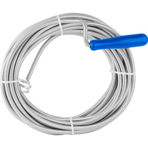 Dụng cụ thông tắc đường ống Wadfow 9mmx5M - Thép lò xo bền bỉ, dễ sử dụng, hoàn hảo cho việc làm sạch bồn rửa.