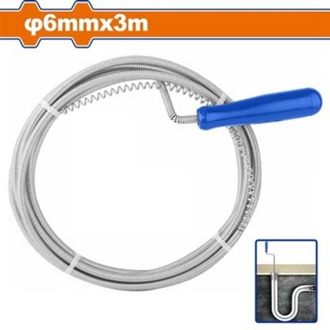 Dụng Cụ Thông Tắc Đường Ống 6mmx3M Wadfow - Linh Hoạt, Bền Bỉ, Tiện Lợi Cho Việc Làm Sạch Bồn Rửa, Đường Ống Thoát Nước