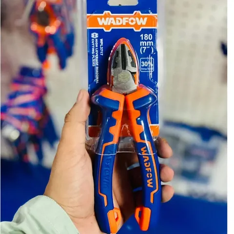 Kìm Cắt Cao Cấp 180mm Wadfow - Tiết Kiệm Sức Lực 30%, Tay Cầm Đủ Màu - Dụng Cụ Tiện Ích Chất Lượng Cao