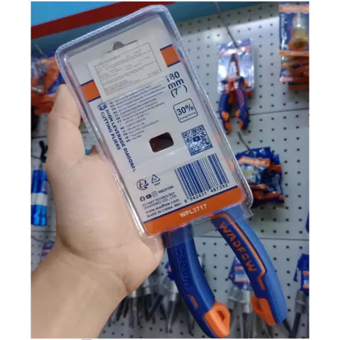 Kìm Cắt Cao Cấp 180mm Wadfow - Tiết Kiệm Sức Lực 30%, Tay Cầm Đủ Màu - Dụng Cụ Tiện Ích Chất Lượng Cao