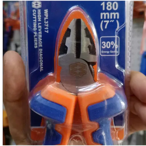Kìm Cắt Cao Cấp 180mm Wadfow - Tiết Kiệm Sức Lực 30%, Tay Cầm Đủ Màu - Dụng Cụ Tiện Ích Chất Lượng Cao