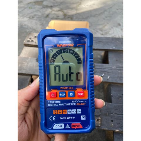 Đồng Hồ Vạn Năng Kỹ Thuật Số Wadfow WDM1503 - Đo Điện Áp DC/AC 600V, Chức Năng Thông Minh, Đèn Nền và Đèn Pin