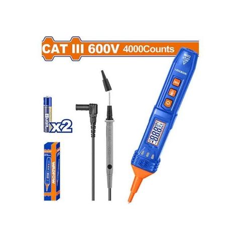 Đồng hồ vạn năng dạng bút 600V Wadfow WDM3501 - Thiết bị đo điện thông minh với màn hình hiển thị 4000 RMS