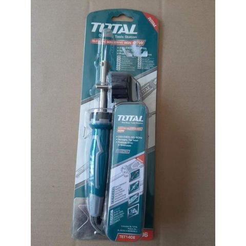 Mỏ Hàn Chì Total TET1406 40W - Dụng Cụ Sửa Chữa Điện Tử Nhanh Nóng 3-5 Phút, Tiện Ích Cho Thợ Sửa Chữa