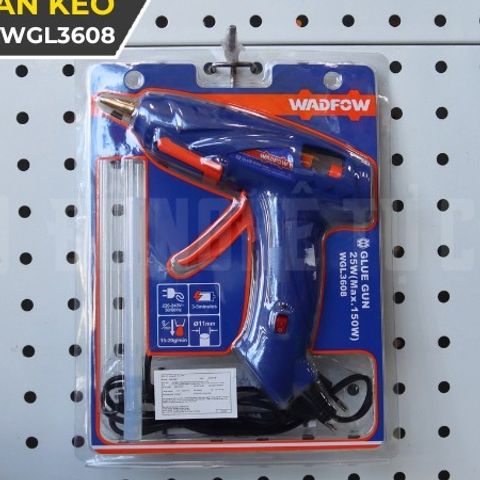 Súng Bắn Keo 25W Wadfow WGL3608 - Dụng Cụ Tiện Ích Cho Nghề Thủ Công, Sửa Chữa, Dán Keo Nhanh Chắc 15-20g/phút