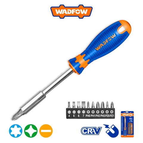 Bộ 12 Món Tua Vít WSS1612 - Dụng Cụ Chuyên Dụng Chất Lượng Cao Từ Thương Hiệu Wadfow, Thích Hợp Cho Sửa Chữa và Lắp Đặt