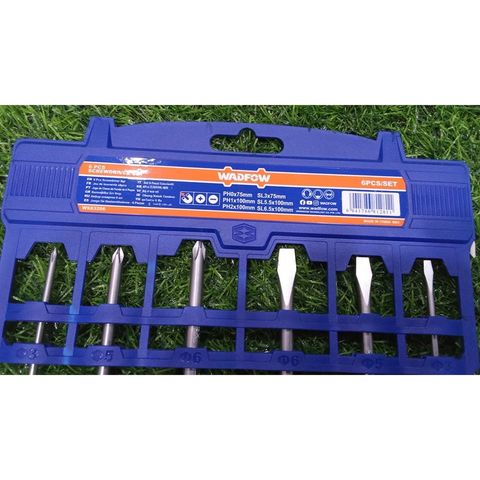Bộ 4 Tua Vít Dẹp & Bake Wadfow - Dụng Cụ Tiện Ích Đa Năng CR-V Chắc Chắn, Xuất Xứ Trung Quốc