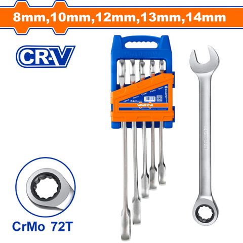 Bộ 5 Cờ Lê Vòng Miệng Tự Động 8-14mm WSP4205 - Dụng Cụ Tiện Ích Chất Lượng Cao Cho Kỹ Thuật Viên