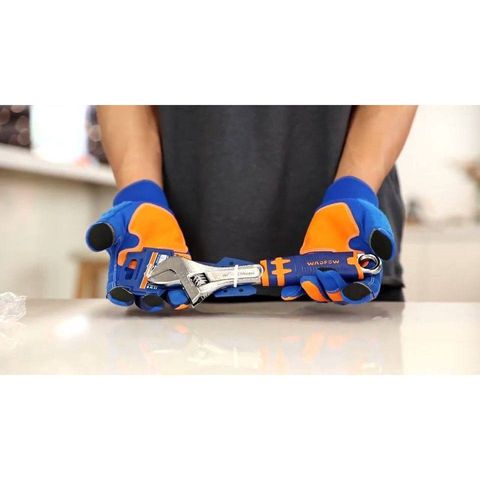Mỏ Lết 8 Inch Wadfow WAW2208 - Dụng Cụ Sửa Chữa Hai Tông Màu, Thiết Kế Độc Đáo, Thép Carbon Chất Lượng Cao