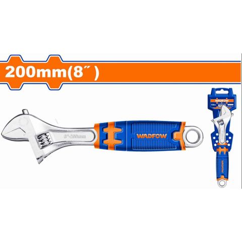 Mỏ Lết 8 Inch Wadfow WAW2208 - Dụng Cụ Sửa Chữa Hai Tông Màu, Thiết Kế Độc Đáo, Thép Carbon Chất Lượng Cao