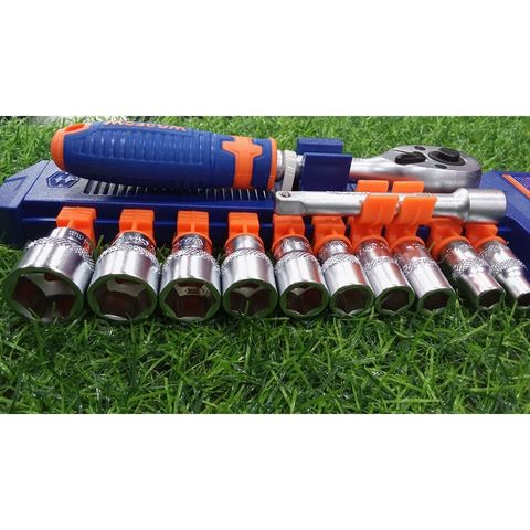 Bộ Công Cụ 12 Chi Tiết Tay Vặn Đầu Tuýp 1/4