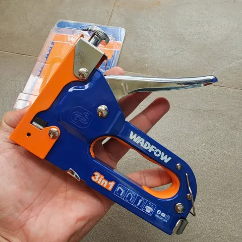 Dụng Cụ Bấm Đinh Ghim 3 Trong 1 Wadfow - Điều Chỉnh Lực Bấm, Đường Kính Đinh 1.2mm, Chiều Dài 4-14mm, Tiện Ích Cho Công Việc DIY