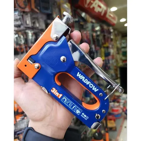Dụng Cụ Bấm Đinh Ghim 3 Trong 1 Wadfow - Điều Chỉnh Lực Bấm, Đường Kính Đinh 1.2mm, Chiều Dài 4-14mm, Tiện Ích Cho Công Việc DIY