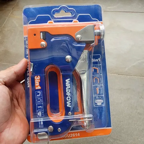 Dụng Cụ Bấm Đinh Ghim 3 Trong 1 Wadfow - Điều Chỉnh Lực Bấm, Đường Kính Đinh 1.2mm, Chiều Dài 4-14mm, Tiện Ích Cho Công Việc DIY