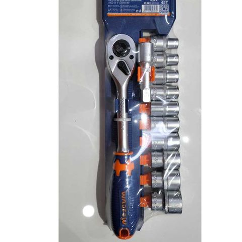 Bộ 12 Chi Tiết Tay Vặn Đầu Tuýp 1/2
