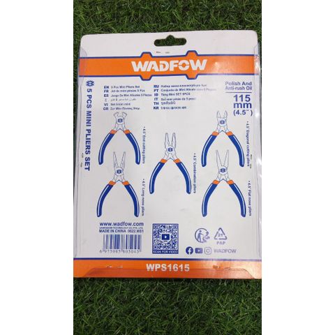 Bộ 5 Kìm Mini 4.5 Inch Wadfow - Công Cụ Tiện Ích Đa Năng Cho Thợ Sửa Chữa và Dụng Cụ Nhà Bếp