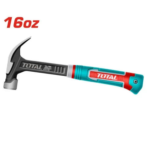 Búa Nhổ Đinh 450g Total THCH61016L - Dụng Cụ Sửa Chữa Chất Lượng Cao, Đầu Búa Từ Tính, Tay Cầm Sợi Thủy Tinh Chắc Chắn